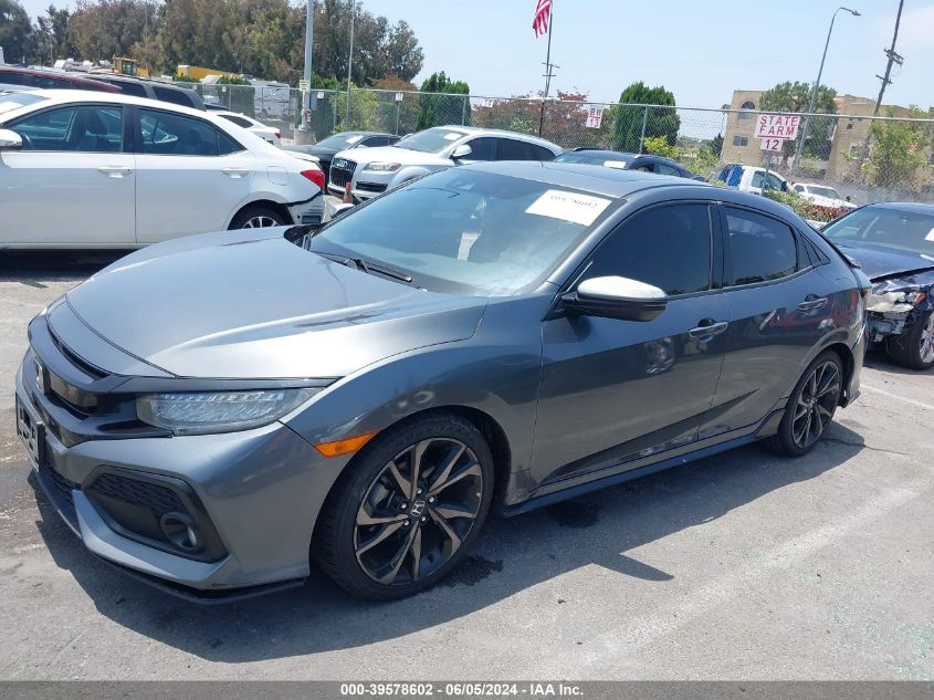 2018 Honda Civic Sport Touring VIN: SHHFK7H94JU427666 Lot: 39578602