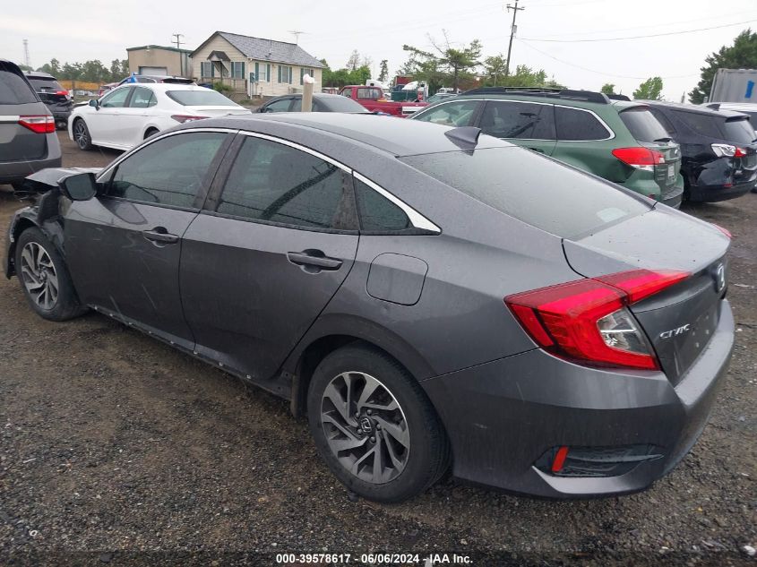 2017 Honda Civic Ex VIN: 19XFC2F82HE024393 Lot: 39578617