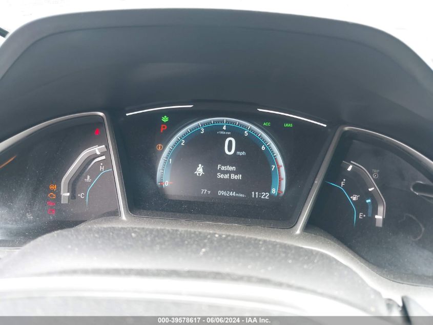 2017 HONDA CIVIC EX - 19XFC2F82HE024393