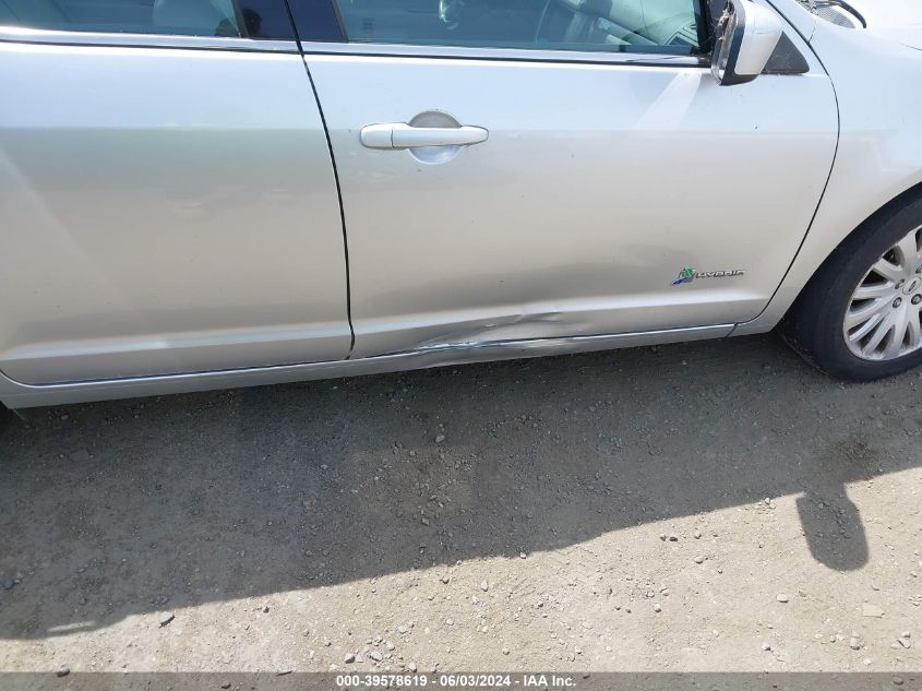 2011 Ford Fusion Hybrid VIN: 3FADP0L30BR166286 Lot: 39578619