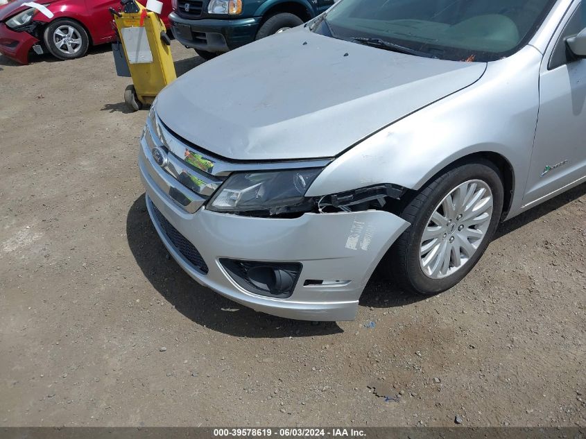 2011 Ford Fusion Hybrid VIN: 3FADP0L30BR166286 Lot: 39578619
