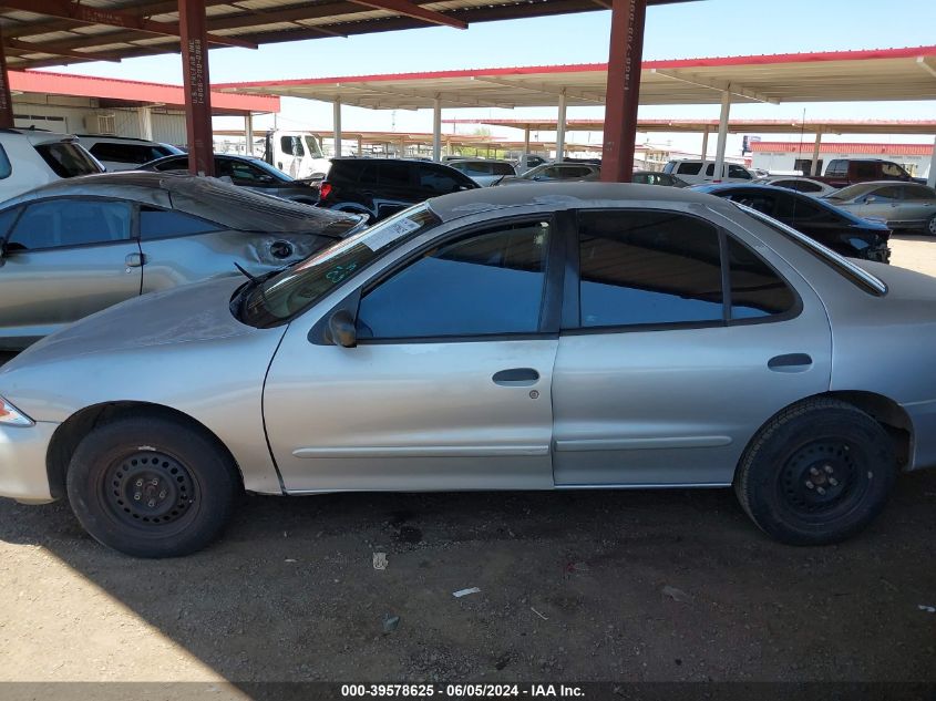 2002 Chevrolet Cavalier VIN: 1G1JC524927272266 Lot: 39578625