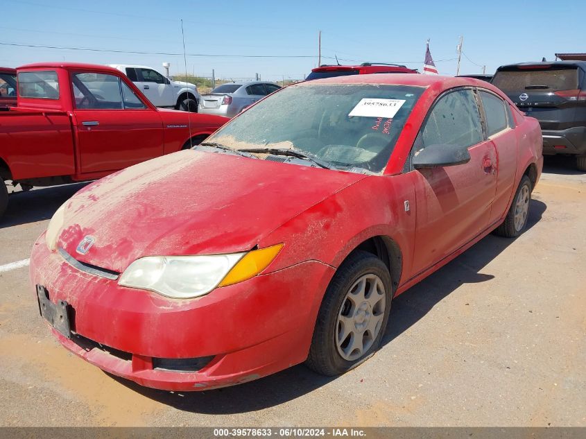 2003 Saturn Ion 2 VIN: 1G8AN12FX3Z175539 Lot: 39578633