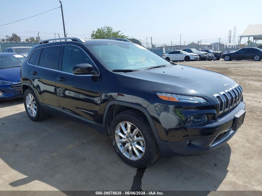 2016 Jeep Cherokee Limited VIN: 1C4PJMDB9GW282970 Lot: 39578638