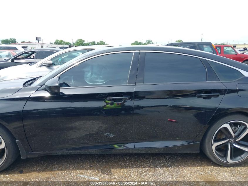 2022 Honda Accord Sport VIN: 1HGCV1F30NA102990 Lot: 39578646