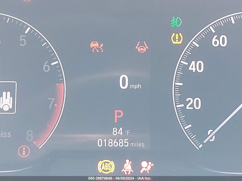 2022 Honda Accord Sport VIN: 1HGCV1F30NA102990 Lot: 39578646