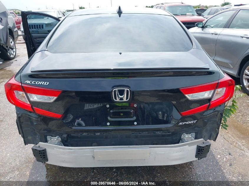 2022 Honda Accord Sport VIN: 1HGCV1F30NA102990 Lot: 39578646