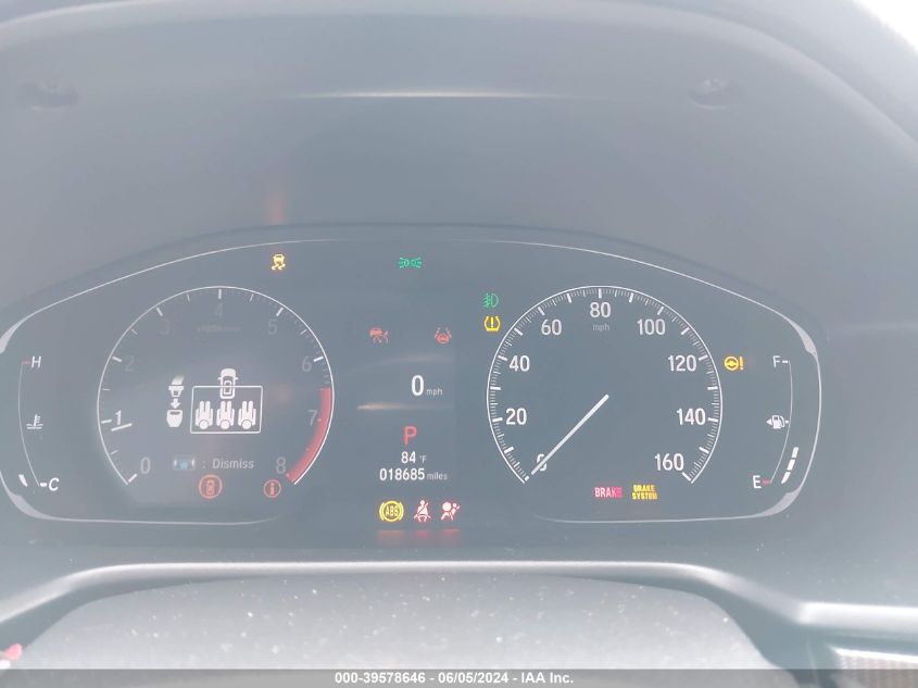 2022 Honda Accord Sport VIN: 1HGCV1F30NA102990 Lot: 39578646