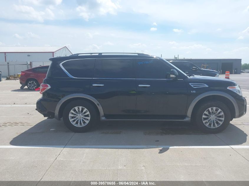 2017 Nissan Armada Sv VIN: JN8AY2NC9H9505428 Lot: 39578655