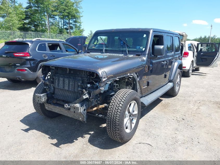2020 Jeep Wrangler Unlimited Sahara 4X4 VIN: 1C4HJXEG9LW137762 Lot: 39578657