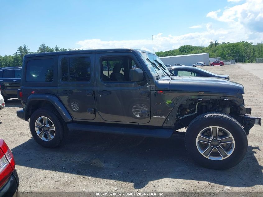 2020 Jeep Wrangler Unlimited Sahara 4X4 VIN: 1C4HJXEG9LW137762 Lot: 39578657