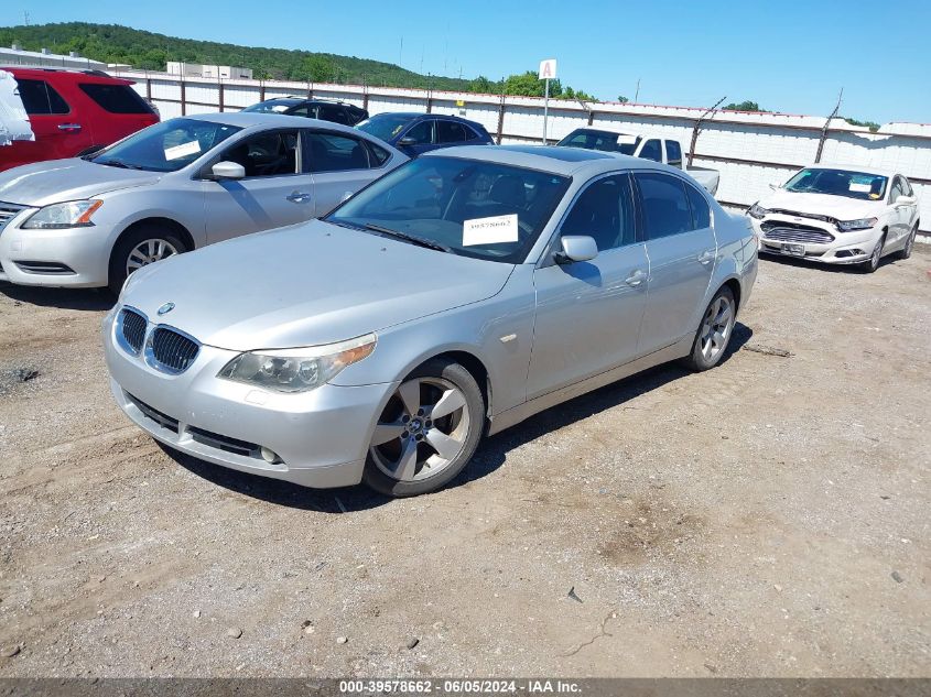 2006 BMW 525 I VIN: WBANE53566CK79101 Lot: 39578662