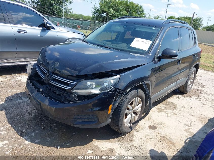 2017 Volkswagen Tiguan 2.0T S VIN: WVGAV7AX4HW511774 Lot: 39578666