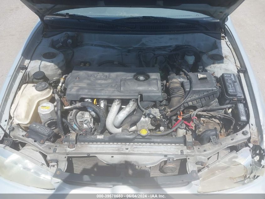 2002 Chevrolet Prizm VIN: 1Y1SK52832Z422289 Lot: 39578683