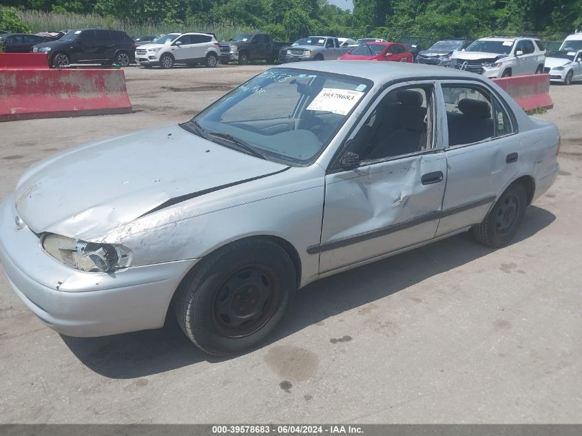 2002 Chevrolet Prizm VIN: 1Y1SK52832Z422289 Lot: 39578683