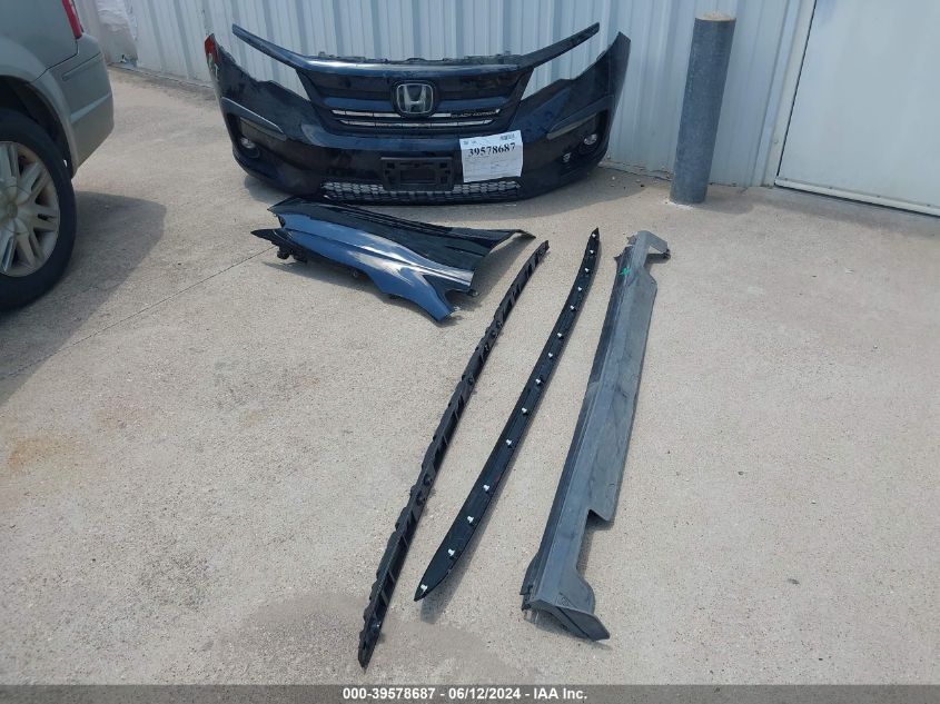 2021 Honda Pilot Awd Black Edition VIN: 5FNYF6H79MB033673 Lot: 39578687