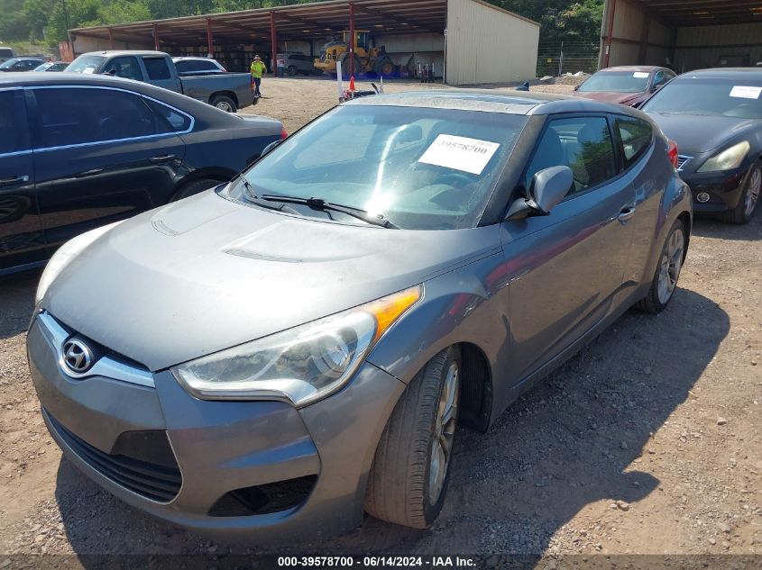 2012 Hyundai Veloster Base W/Black VIN: KMHTC6AD0CU060085 Lot: 39578700