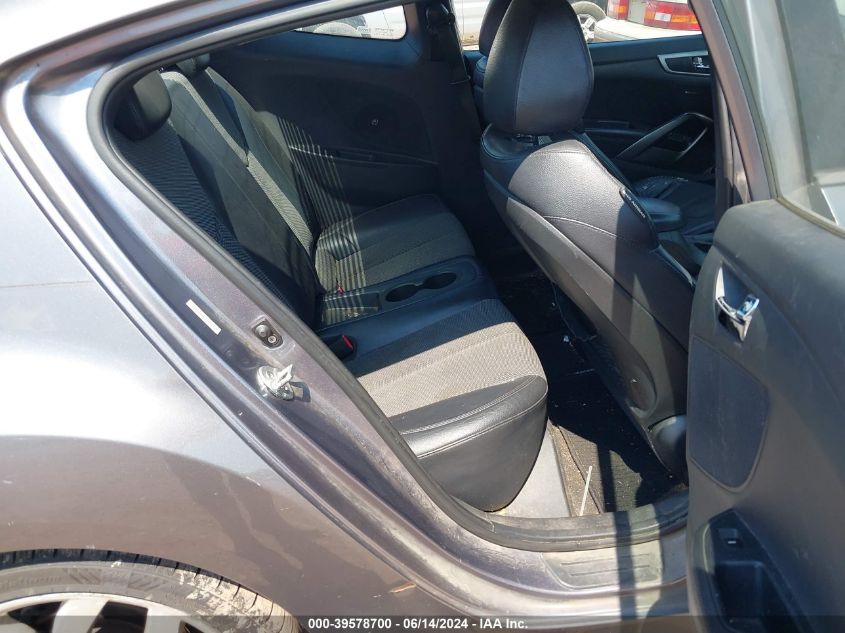 2012 Hyundai Veloster Base W/Black VIN: KMHTC6AD0CU060085 Lot: 39578700