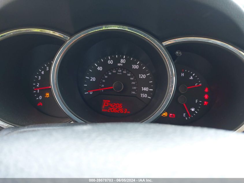 2012 Kia Sorento Lx VIN: 5XYKT3A12CG226256 Lot: 39578703