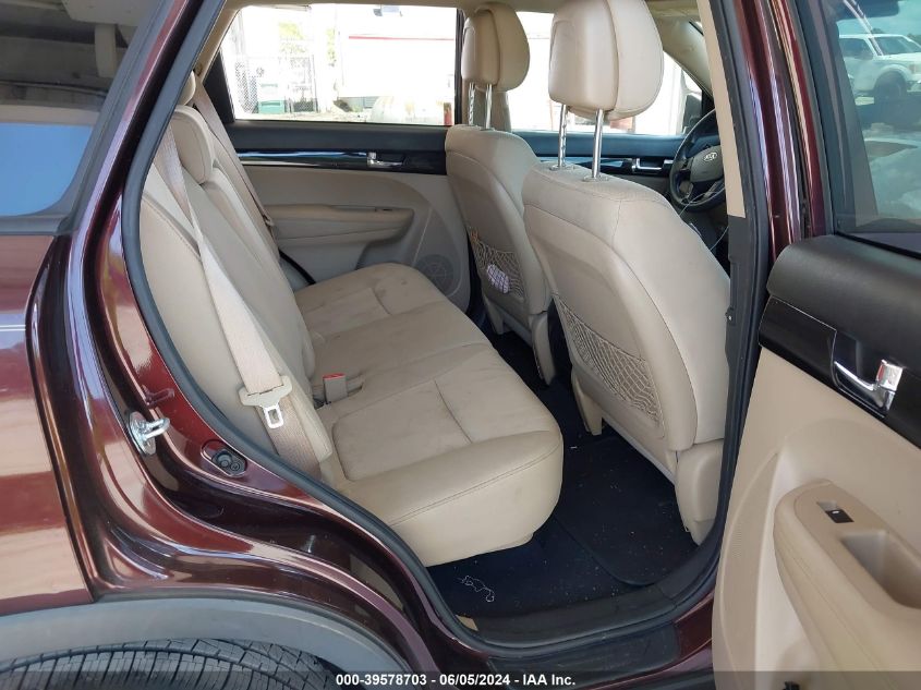 2012 Kia Sorento Lx VIN: 5XYKT3A12CG226256 Lot: 39578703