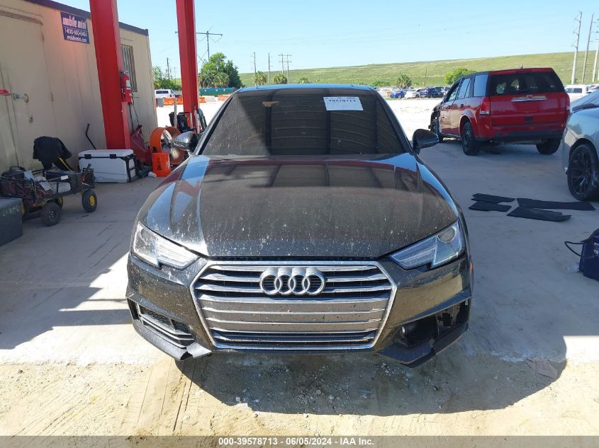 2018 Audi A4 2.0T Tech Ultra Premium/2.0T Ultra Premium VIN: WAUKMAF43JA227687 Lot: 39578713