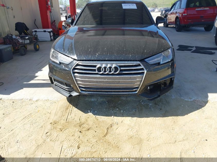 2018 Audi A4 2.0T Tech Ultra Premium/2.0T Ultra Premium VIN: WAUKMAF43JA227687 Lot: 39578713