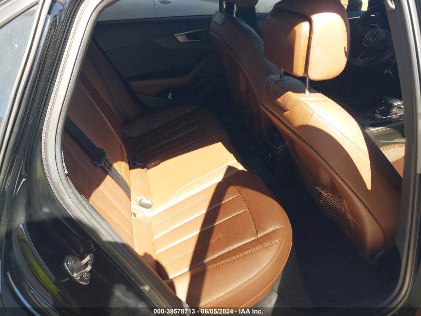 2018 Audi A4 2.0T Tech Ultra Premium/2.0T Ultra Premium VIN: WAUKMAF43JA227687 Lot: 39578713