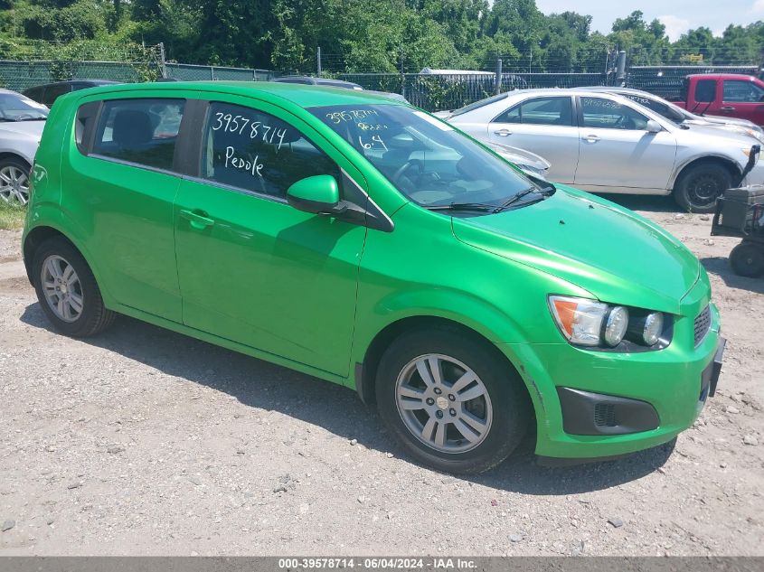 2015 Chevrolet Sonic Lt Auto VIN: 1G1JC6SG6F4102034 Lot: 39578714