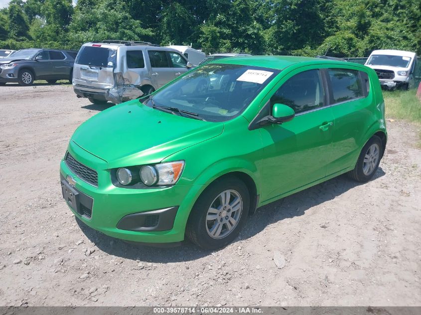 2015 Chevrolet Sonic Lt Auto VIN: 1G1JC6SG6F4102034 Lot: 39578714