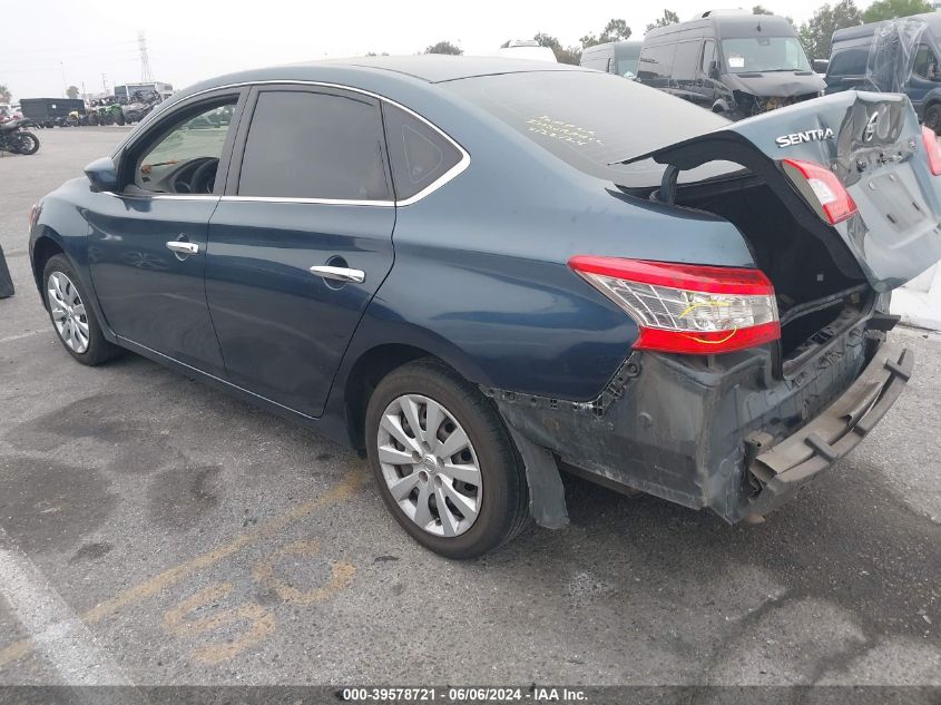 2014 Nissan Sentra Sv VIN: 3N1AB7AP5EY314620 Lot: 39578721