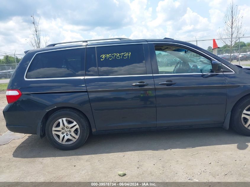 2007 Honda Odyssey Ex-L VIN: 5FNRL38647B098874 Lot: 39578734