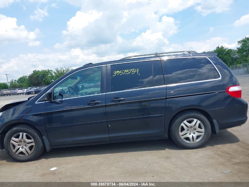 2007 Honda Odyssey Ex-L VIN: 5FNRL38647B098874 Lot: 39578734