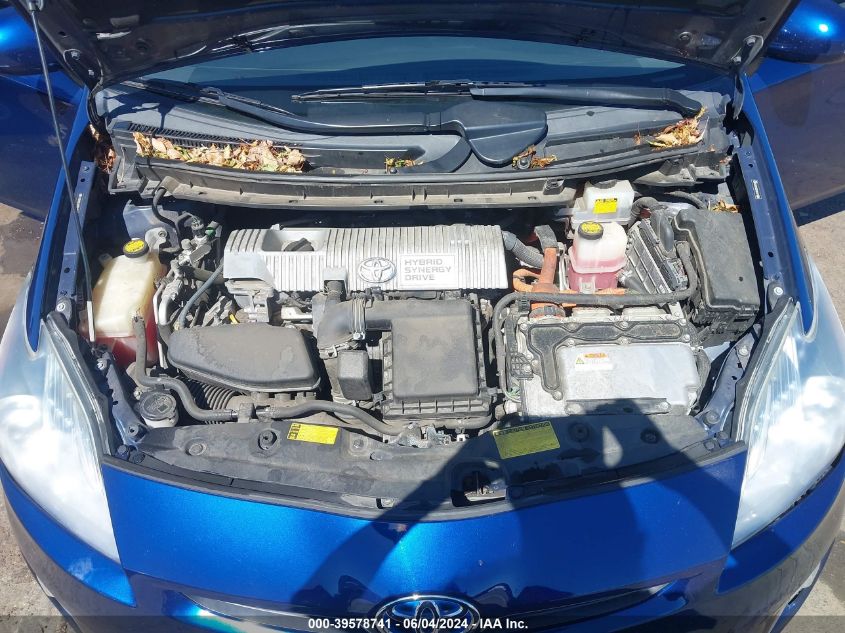 2010 Toyota Prius Iv VIN: JTDKN3DU0A0064257 Lot: 39578741