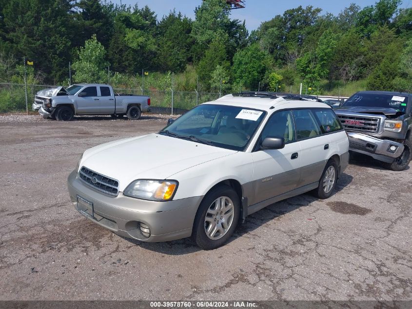 2001 Subaru Outback VIN: 4S3BH665417601363 Lot: 39578760