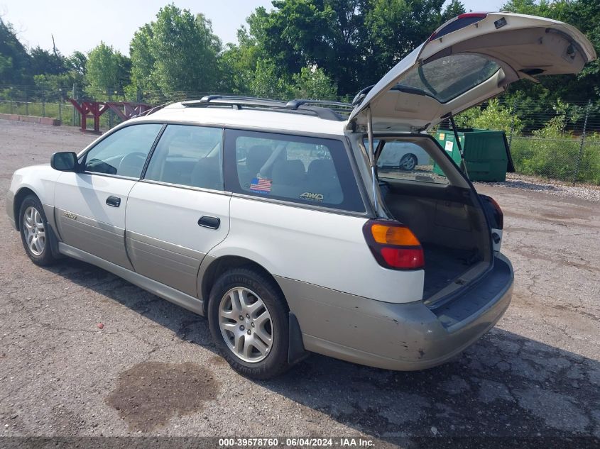 2001 Subaru Outback VIN: 4S3BH665417601363 Lot: 39578760