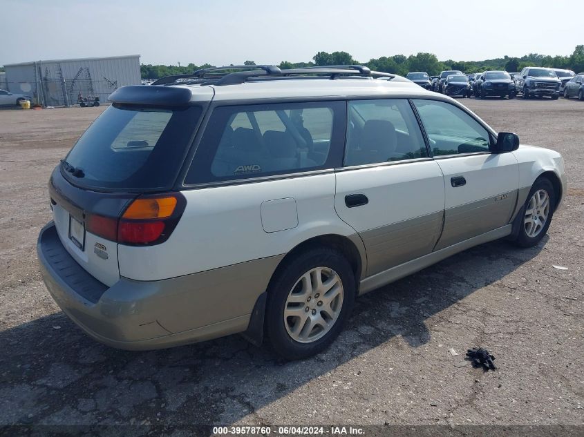 2001 Subaru Outback VIN: 4S3BH665417601363 Lot: 39578760