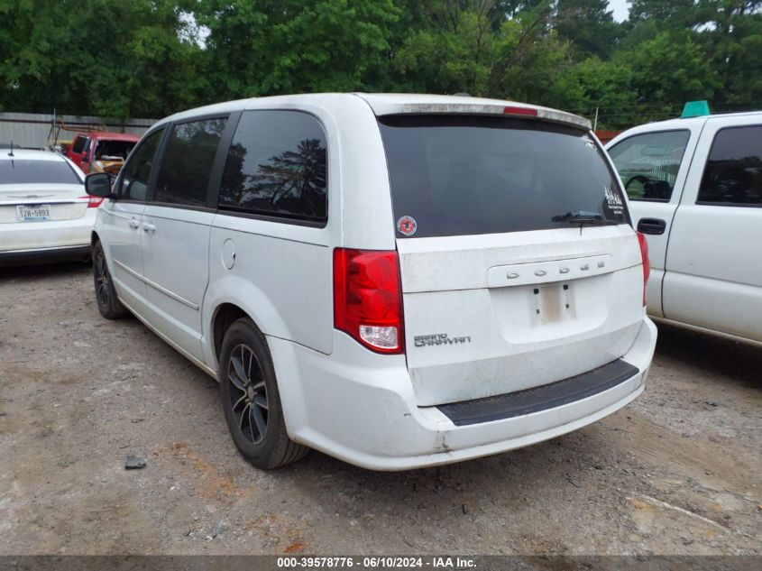 2016 Dodge Grand Caravan Se Plus VIN: 2C4RDGBG2GR184453 Lot: 39578776