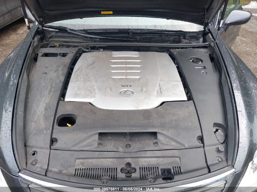 2007 Lexus Ls 460 VIN: JTHBL46F875049316 Lot: 39578811