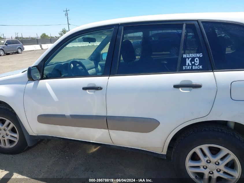 2002 Toyota Rav4 VIN: JTEHH20V626020302 Lot: 39578819