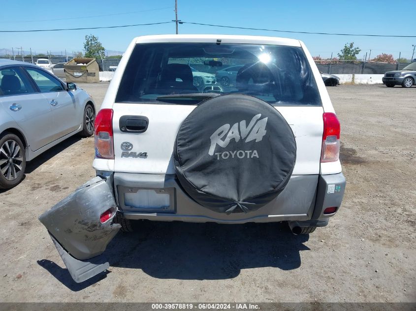 2002 Toyota Rav4 VIN: JTEHH20V626020302 Lot: 39578819