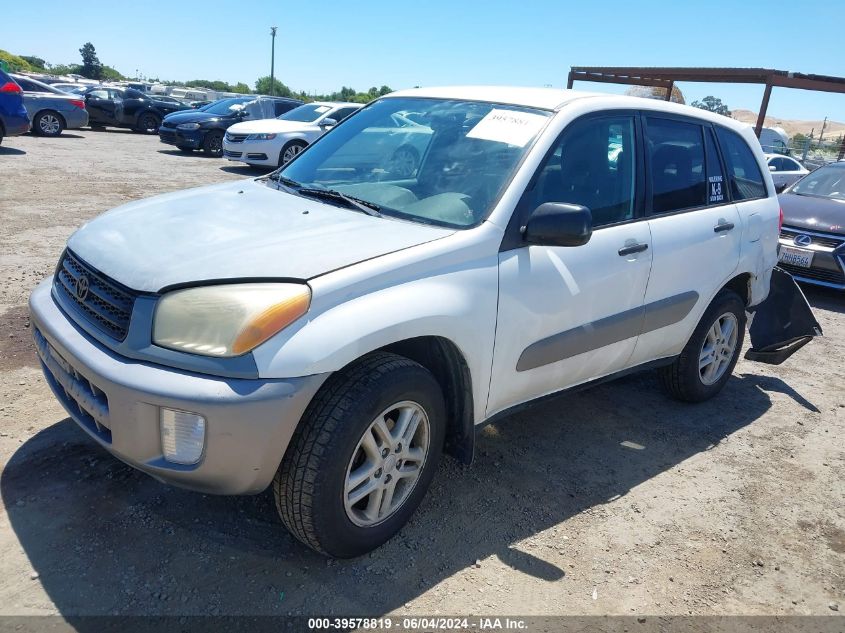 2002 Toyota Rav4 VIN: JTEHH20V626020302 Lot: 39578819