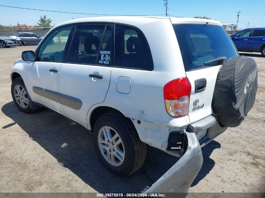 2002 Toyota Rav4 VIN: JTEHH20V626020302 Lot: 39578819