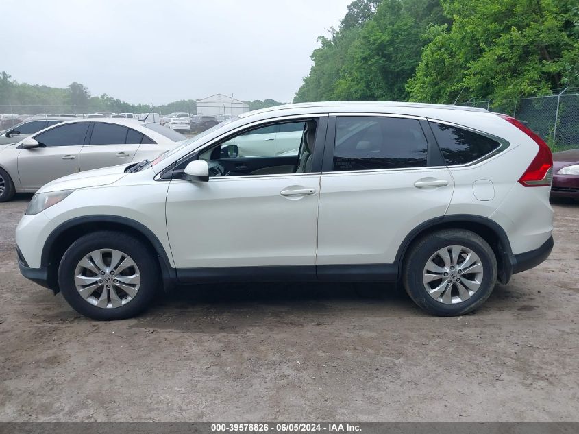 2013 Honda Cr-V Ex-L VIN: 5J6RM4H74DL027835 Lot: 39578826