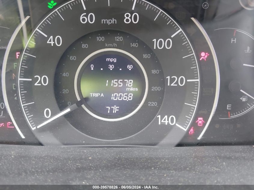 2013 Honda Cr-V Ex-L VIN: 5J6RM4H74DL027835 Lot: 39578826