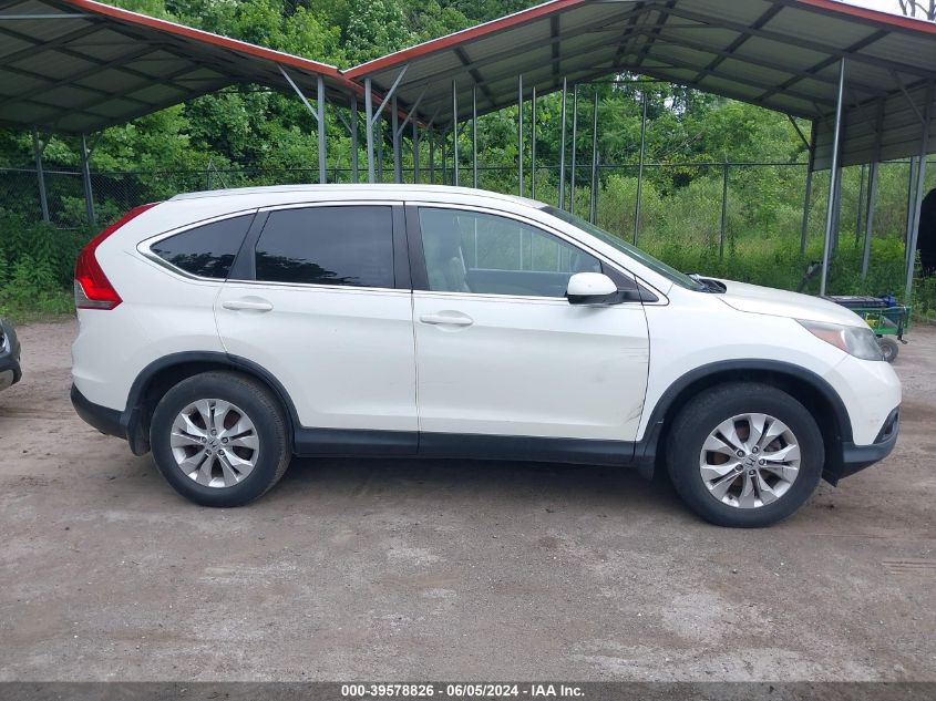 2013 Honda Cr-V Ex-L VIN: 5J6RM4H74DL027835 Lot: 39578826