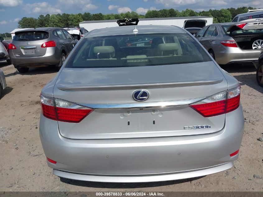 2013 Lexus Es 300H VIN: JTHBW1GGXD2031099 Lot: 39578833