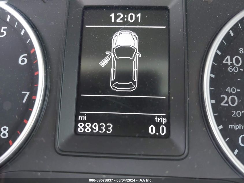 2016 Volkswagen Tiguan Se VIN: WVGBV7AX7GW586715 Lot: 39578837