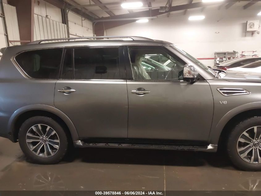 2018 Nissan Armada Sl VIN: JN8AY2NC8J9557834 Lot: 39578846