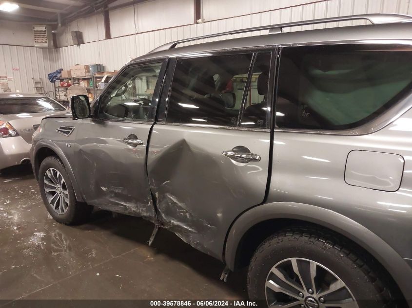 2018 Nissan Armada Sl VIN: JN8AY2NC8J9557834 Lot: 39578846