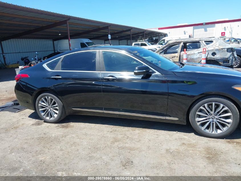 2015 Hyundai Genesis 3.8 VIN: KMHGN4JE6FU036984 Lot: 39578860